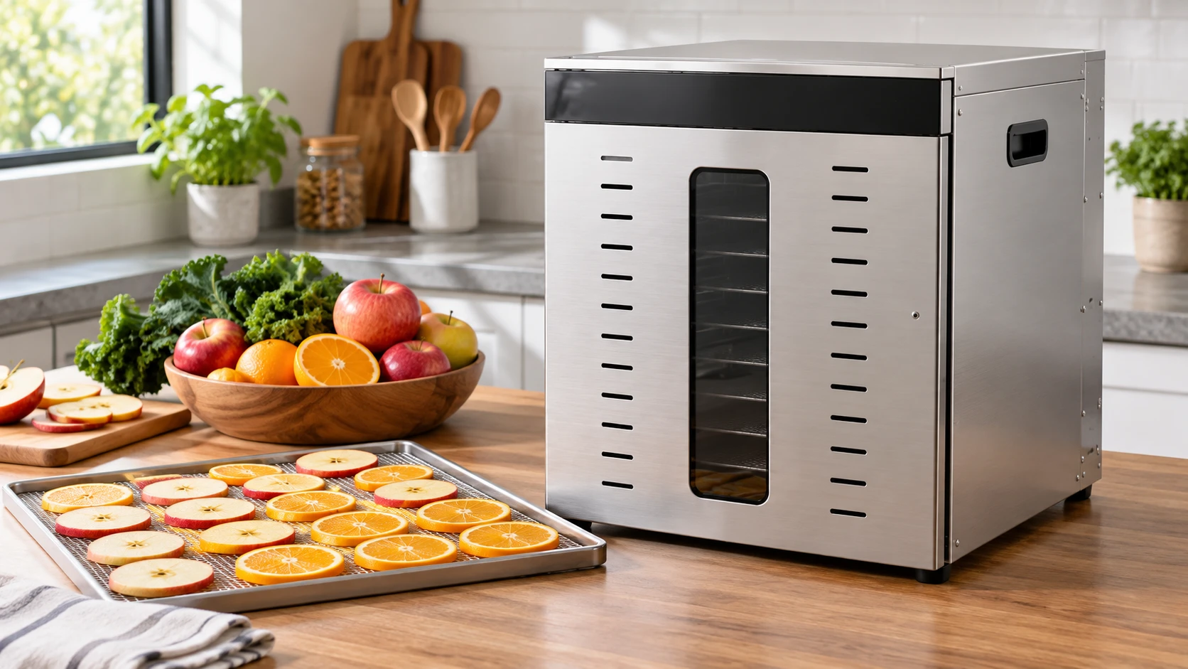 How much material can a 16-tray fruit and vegetable dryer hold at one time? Three steps to convert "trays" into your daily processing capacity
