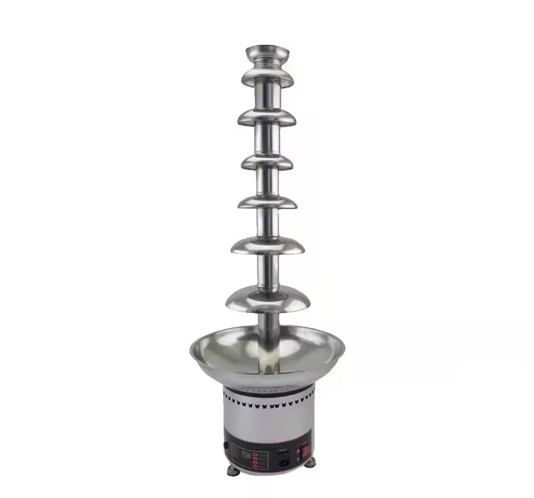 Seven-tier chocolate fountain machine